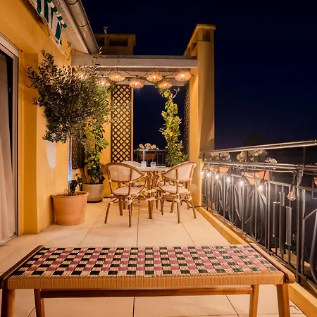 Luxurious Penthouse, 2 Bedroom Suites, 3 Spacious Terraces, Gorgeous Views Of Mountains And Sea, * Nice